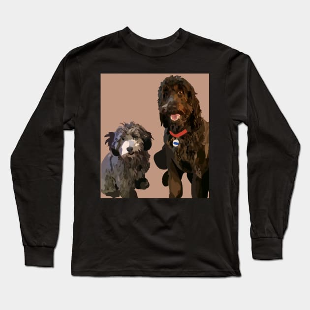 Puppies Long Sleeve T-Shirt by Shus-arts